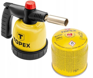 Lampa Lutownicza + Nabój Z Gazem Topex