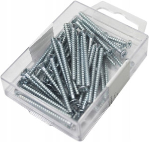 Wkręt Osprzętowy W40 Metaliczny 37086400 50szt