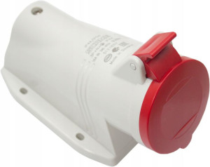 Gniazdo Siłowe Stałe Scame 5p 16a Ip44 513.1657
