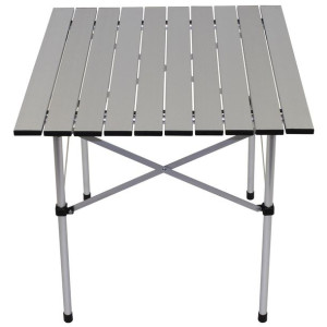 Stolik turystyczny aluminiowy składany 58 x 58 cm