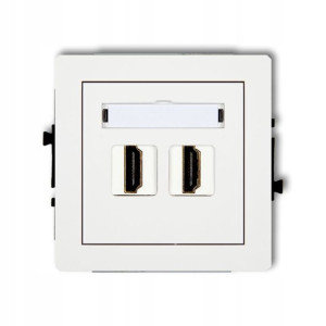 Karlik Deco Gniazdo Hdmi Podwójne Dhdmi-2