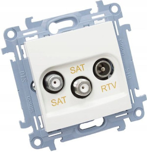 Kontakt Simon 10 Gniazdo Sat-sat-rtv Cask2.01/11