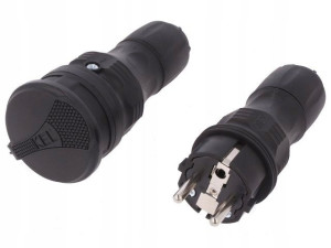 Zestaw Extrem Wtyczka+gniazdo 16a2p+z 250v Ip54