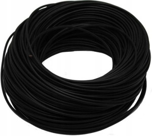 Przewód Linka Lgy 6mm Czarny Kabel 450/750v 100mb