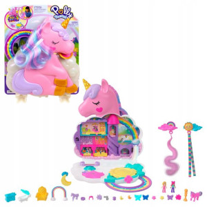 Hkv51 Polly Pocket Jednorożec Salon Piękności