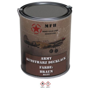 Farba Wojskowa Braun Mat1 Litr