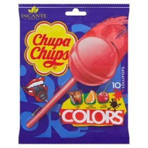 Lizaki Chupa Chups Barwiący Język Mix 10szt