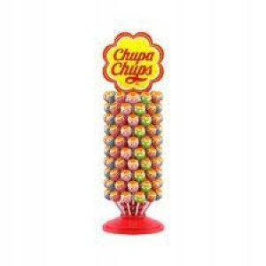 Lizaki CHUPA CHUPS MIX STOJAK KARUZELA 120 sztuk
