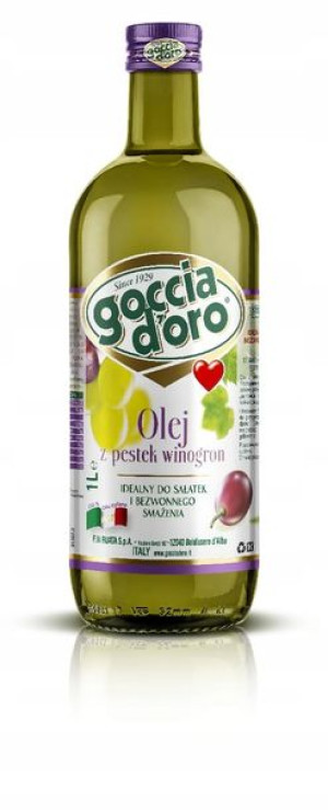 Olej z pestek winogron goccia d'oro 1L