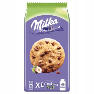 Ciastka Milka XL Cookies Nuts czekolada orzech 184