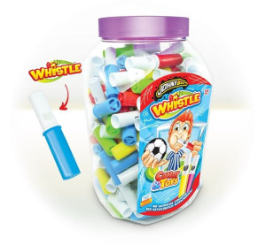 Johny Bee Whistle Lizak Gwizdek Pudrowy 125 szt