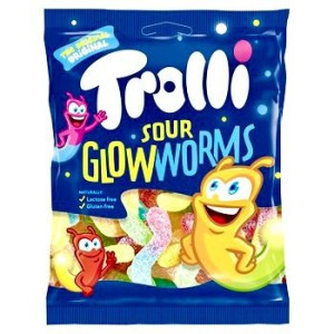 Trolli Sour Glowworms 100g