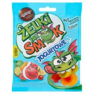 Wawel Żelki Jak Smok Jogurtowe 100 G