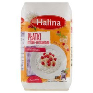 Halina Płatki Ryżowe Błyskawiczne 400 G