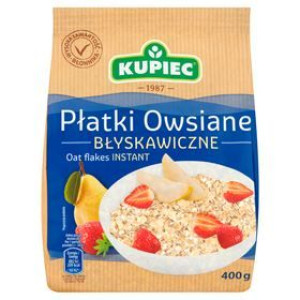 Kupiec Płatki Owsiane Błyskawiczne 400 G