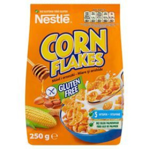 Nestle Corn Flakes Płatki Śniadaniowe Z Miodem I Orzeszkami 250 G