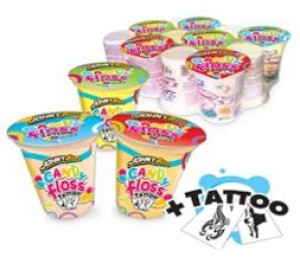 Wata cukrowa JOHNY BEE Cany Floss Tatto 12op