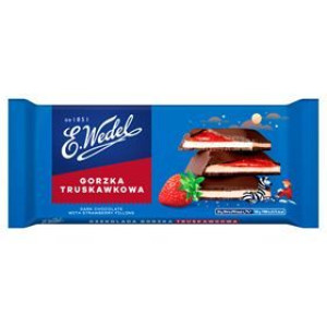 Czekolada Gorzka Truskawkowa 100 G