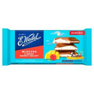 Czekolada Mleczna O Smaku Mango I Maliny 100 G