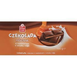 Czekolada Mleczna Z Nadzieniem O Smaku Toffi 100 G