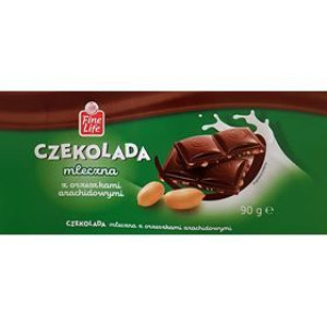 Czekolada Mleczna Z Orzeszkami Arachidowymi 90 G