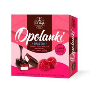 Galaretka Malinowa Z Pianka W Polewie Czekoladowej 400 G