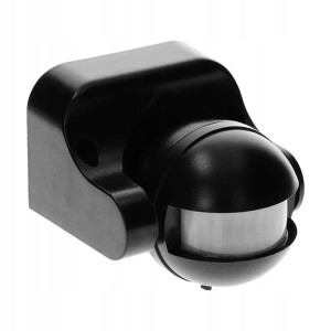 Czujnik Ruchu 180° 1200w Czarny Or-cr-201/b Jq-30