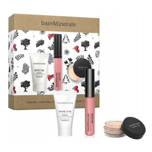 bareMinerals Trio zestaw baza pod podkład + błyszczyk + puder