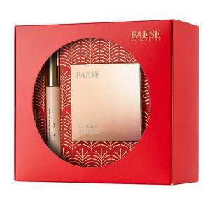 Paese Jingle Bright zestaw rozświetlacz do twarzy 7.5g + tusz do rzęs 8ml