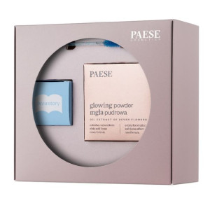 Paese Glitter & Glee zestaw mydło do stylizacji brwi + puder rozświetlający