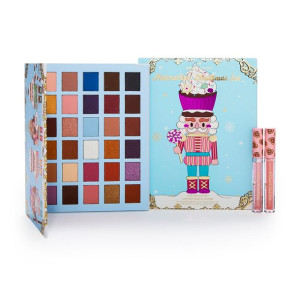 Makeup Revolution I Heart Revolution zestaw paleta cieni + błyszczyk 2x2.5