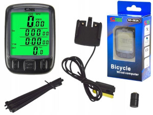 Licznik Rowerowy Wodoodporny 25f Lcd Podświetlany