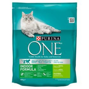 Purina One Indoor Formula Indyk I Pełne Ziarna 800 G