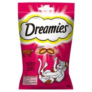 Dreamies Karma Uzupełniająca Z Wyśmienitą Wołowiną 60 G