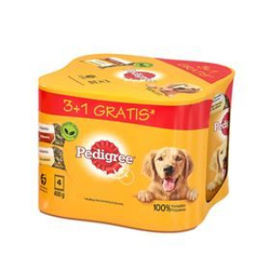 Pedigree Pełnowartościowa Wołowina/kurczak W Sosie 400 G 4 Sztuki