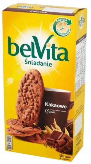 BELVITA Ciastka zbożowe kakaowe 300g