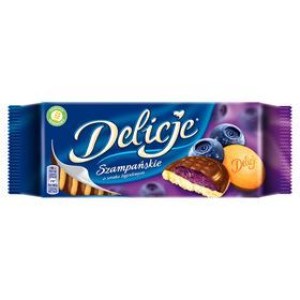 Delicje Szampańskie O Smaku Jagodowym 147 G