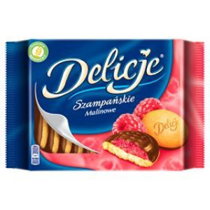 Delicje Szampańskie Malinowe 294 G