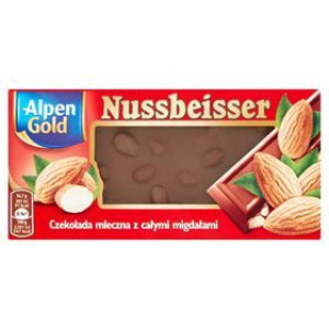 Alpen Gold Nussbeisser Gold Czekolada Mleczna Z Orzechami Laskowymi 220 G