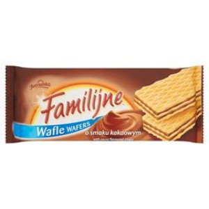Familijne Wafle O Smaku Kakaowym 180 G