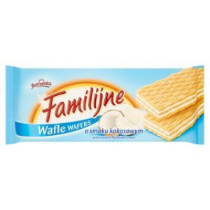 Familijne Wafle O Smaku Kokosowym 180 G