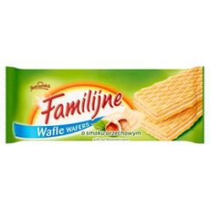 Familijne Wafle O Smaku Orzechowym 180 G