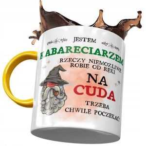 Kubek Żółty Dla Kabareciarza Trzeba Poczekać