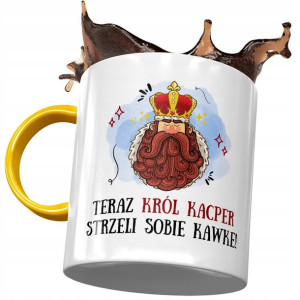 Kubek Żółty dla Kacpra Kolegi na Prezent