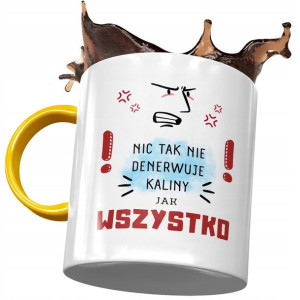 Kubek Żółty Dla Kaliny Żony Przyjaciółki