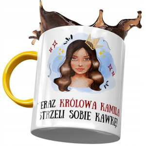 Kubek Żółty Dla Kamili Dziewczyny na Prezent