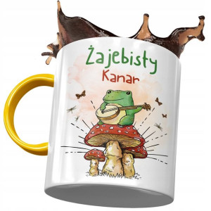 Kubek Żółty Dla Kanara Żajebisty Kanar Kubek