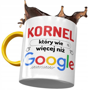 Kubek Żółty dla Kornela Kolegi Prezent na Urodziny