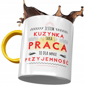 Kubek Żółty Dla Kuzynki na Urodziny na Prezent