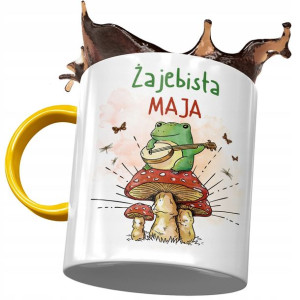 Kubek Żółty dla Mai Koleżanki Przyjaciółki Żony